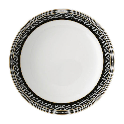 Versace La Greca Signature Black Soup Plate