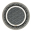 Versace La Greca Signature Black Lid/Tray/Trivet for Bowl