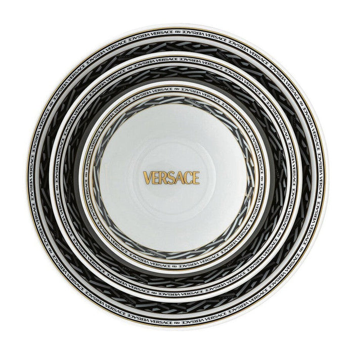 Versace La Greca Signature Black Bowl - Set of 4