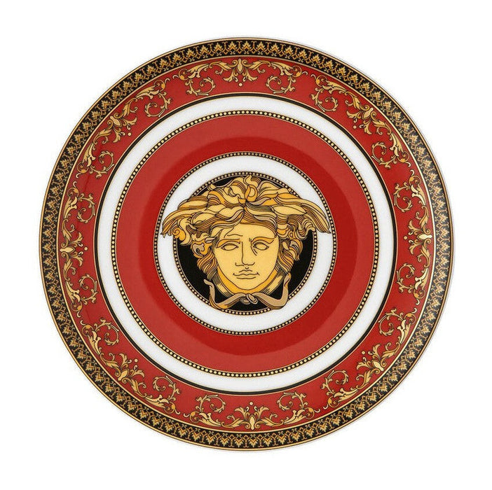 Versace Medusa Red Modern Bread & Butter Plate