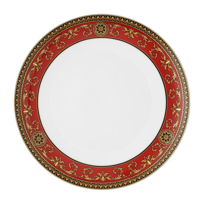 Versace Medusa Red Modern Dinner Plate