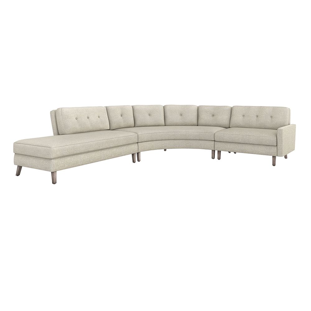 Interlude Home Aventura Chaise Sectional