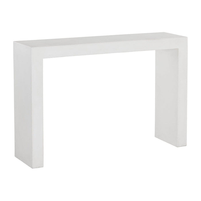 Sunpan Axle Console Table - White