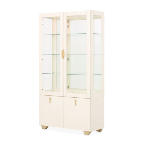 Michael Amini Fantosini Display Cabinet - Creamy Pearl