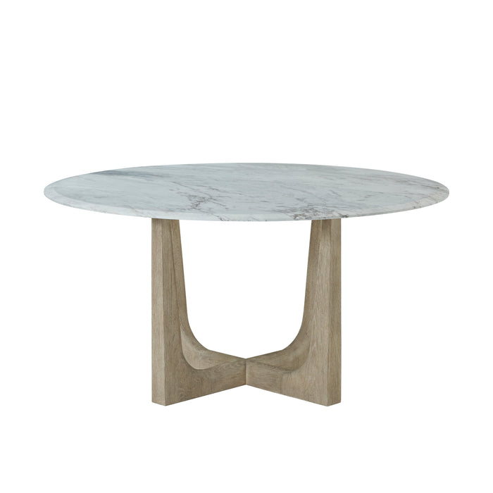 Theodore Alexander Repose Marble Round Dining Table