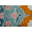 Feizy Karina 69G8F Transitional Floral & Botanical Rug in Ivory/Blue/Pink