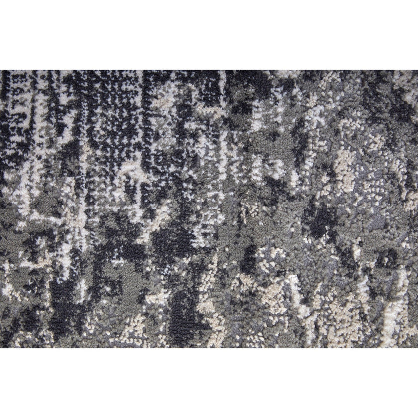 Feizy Prasad 39N9F Modern Abstract in Ivory/Gray/Taupe