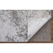 Feizy Waldor 39NDF Modern Abstract in Gray/Silver/Taupe