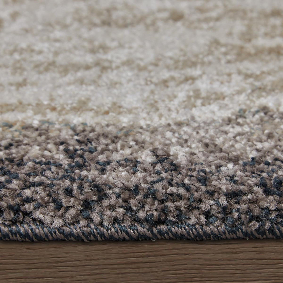 Feizy Skyview 39QAF Modern Abstract Rug in Gray/Ivory/Taupe