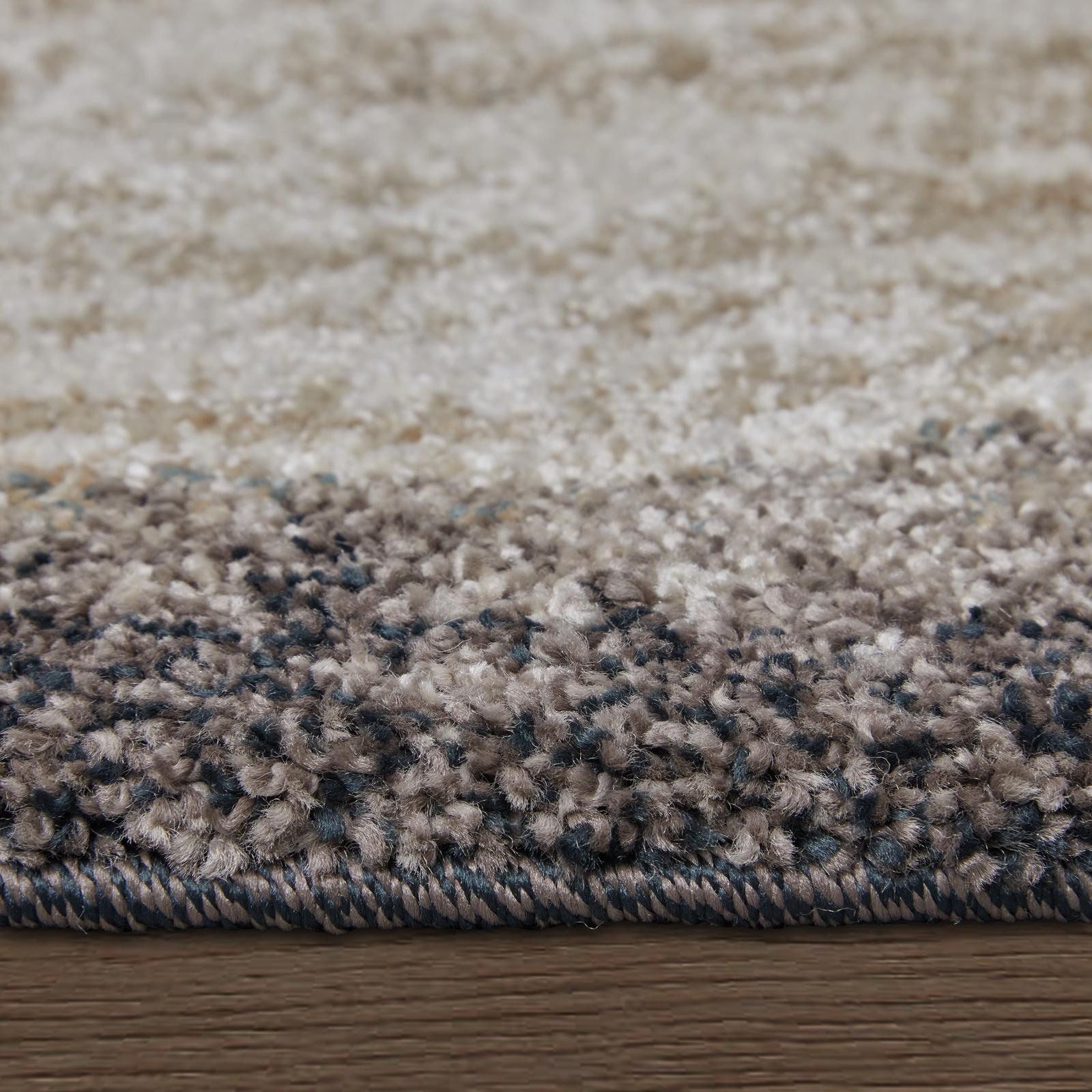 Feizy Skyview 39QAF Modern Abstract Rug in Gray/Ivory/Taupe