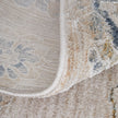 Feizy Pasha 39M9F Transitional Floral & Botanical in Taupe/Ivory/Blue