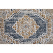 Feizy Pasha 39M5F Transitional Medallion in Ivory/Taupe/Blue