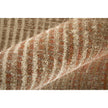 Feizy Eden 39QPF Modern Abstract Rug in Ivory/Taupe/Pink