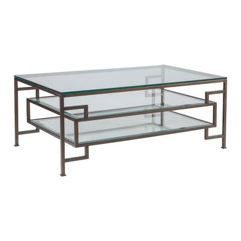 Artistica Home Metal Designs Suspension Rectangular Cocktail Table