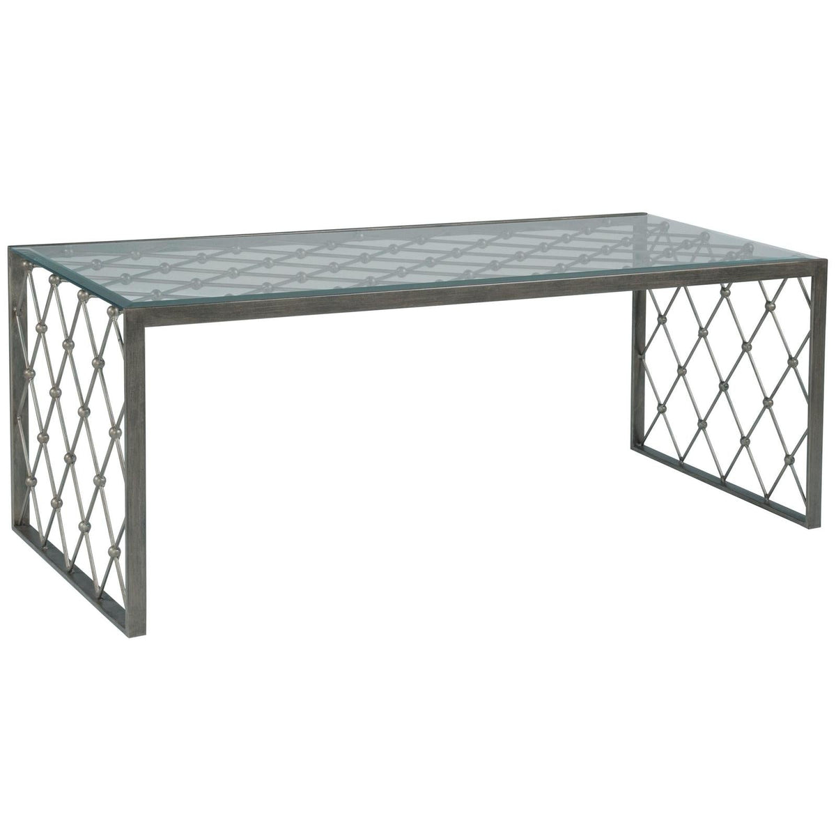 Artistica Home Metal Designs Royere Rectangular Cocktail Table