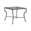 Artistica Home Metal Designs Syrah Square End Table