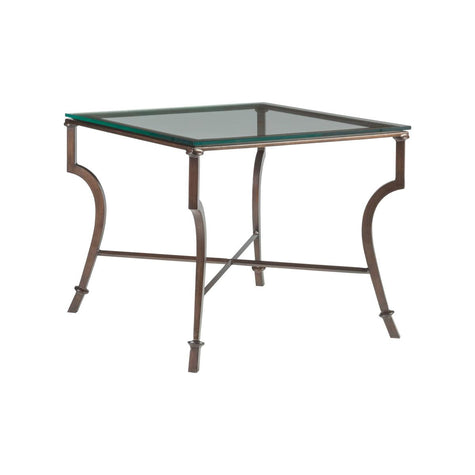 Artistica Home Metal Designs Syrah Square End Table