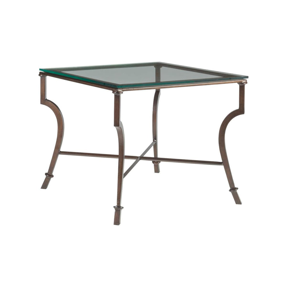 Artistica Home Metal Designs Syrah Square End Table