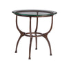 Artistica Home Metal Designs Patois Round End Table Clearance