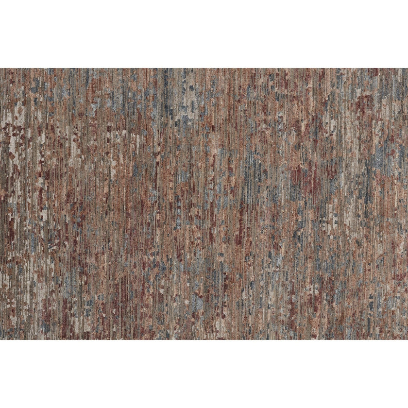 Feizy Conroe 6827F Modern Abstract in Red/Blue