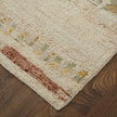 Feizy Kasbah 69G2F Modern Abstract Rug in Tan/Red/Green