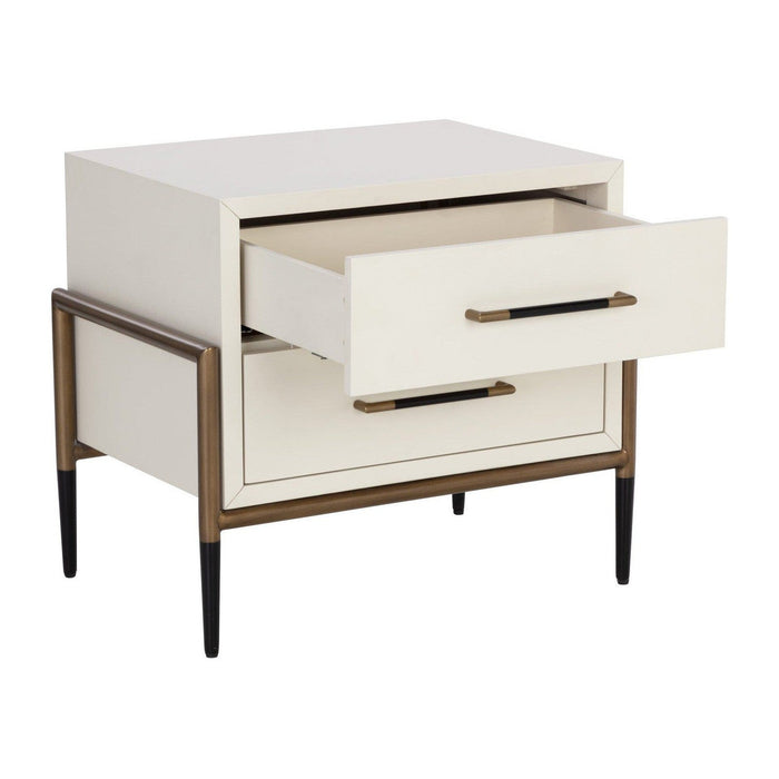 Sunpan Weldrick Nightstand - Oyster