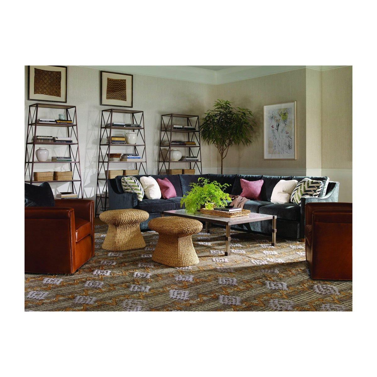 Century Furniture Warren Ottoman