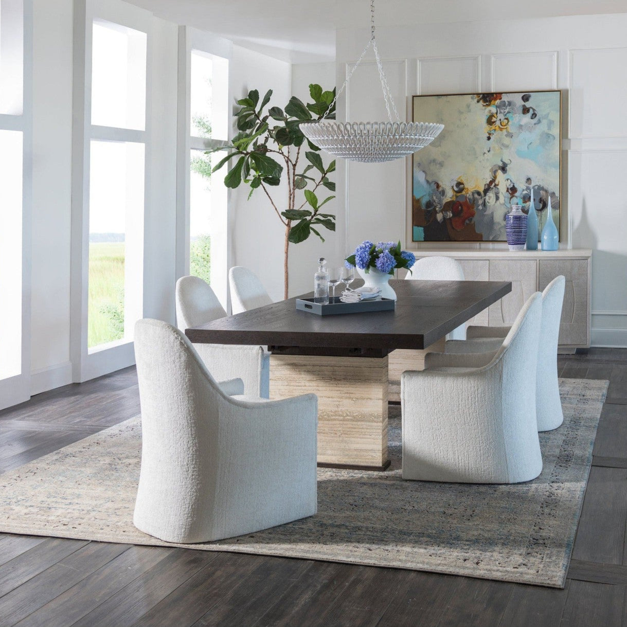 Artistica Home Signature Designs Venerato Rectangular Dining Table