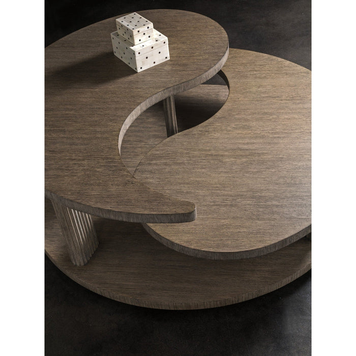 Artistica Home Signature Designs Yin Yang Round Cocktail Table