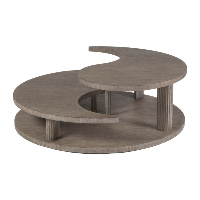 Artistica Home Signature Designs Yin Yang Round Cocktail Table