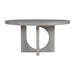 Artistica Home Signature Designs Misty Gray Apostrophe Round Dining Table