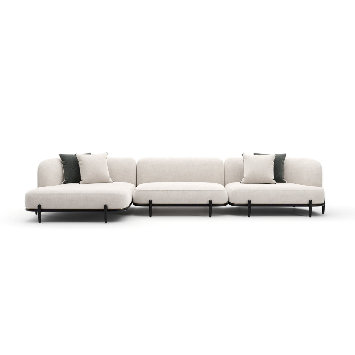 Caracole Madera Sectional