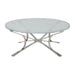 Artistica Home Signature Designs Snowscape Round Cocktail Table