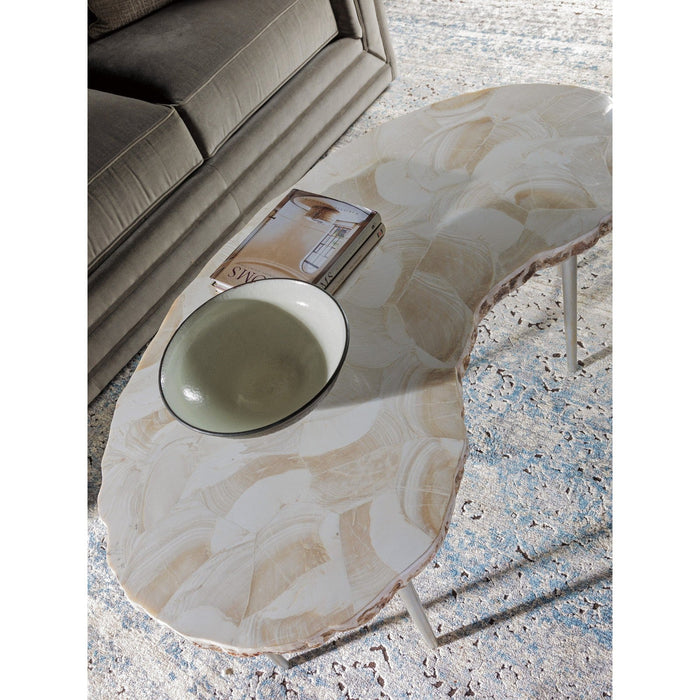 Artistica Home Signature Designs Seamount Kidney Cocktail Table