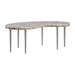 Artistica Home Signature Designs Seamount Kidney Cocktail Table