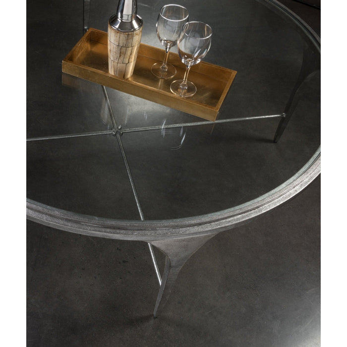 Artistica Home Signature Designs Porto Silver Round Cocktail Table