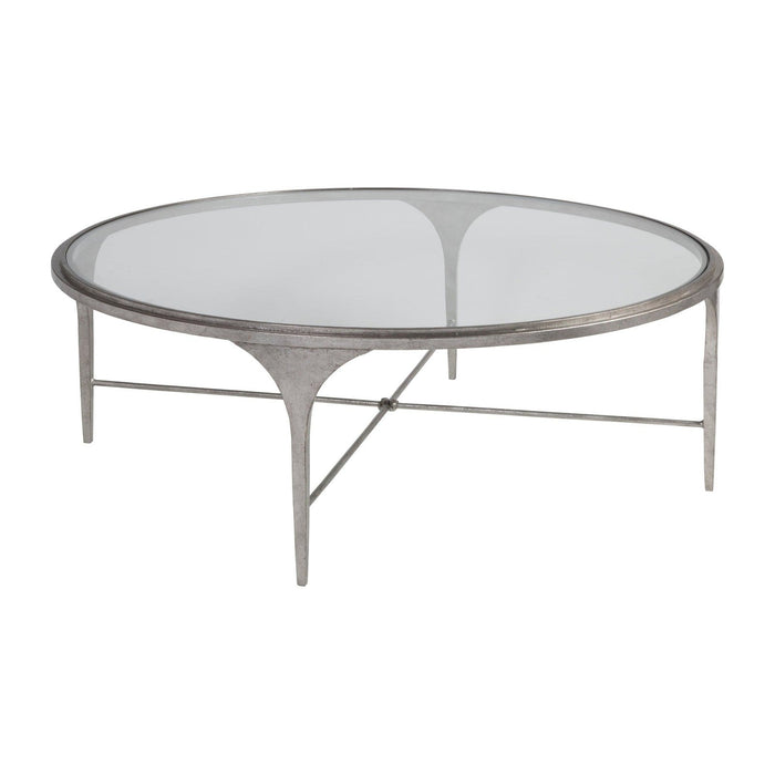 Artistica Home Signature Designs Porto Silver Round Cocktail Table