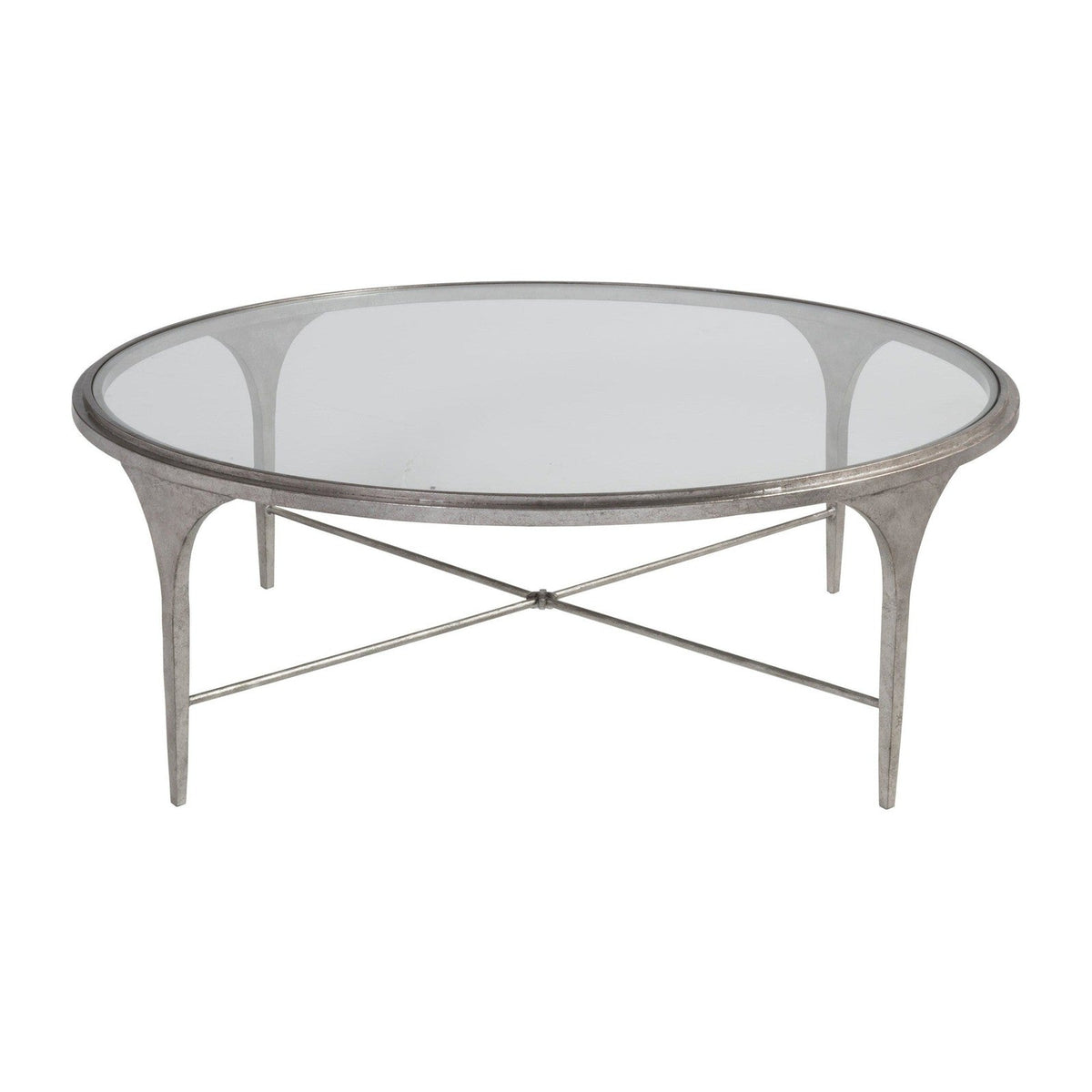 Artistica Home Signature Designs Porto Silver Round Cocktail Table