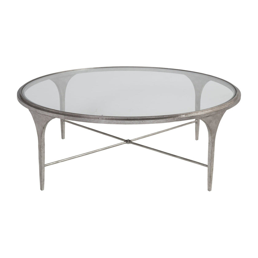 Artistica Home Signature Designs Porto Silver Round Cocktail Table