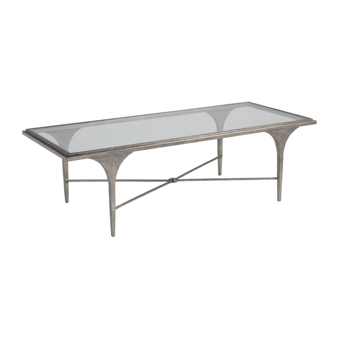 Artistica Home Signature Designs Porto Silver Rectangular Cocktail Table