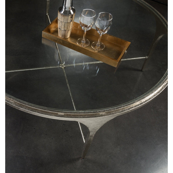 Artistica Home Signature Designs Porto Champagne Round Cocktail Table