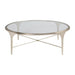 Artistica Home Signature Designs Porto Champagne Round Cocktail Table