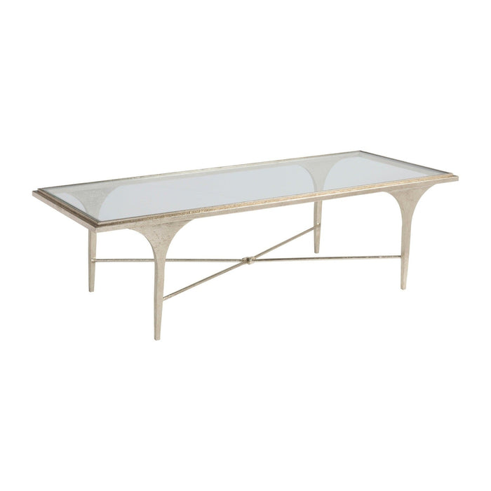 Artistica Home Signature Designs Porto Champagne Rectangular Cocktail Table