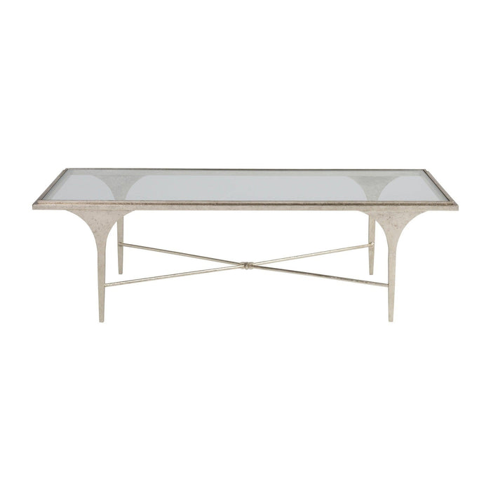 Artistica Home Signature Designs Porto Champagne Rectangular Cocktail Table