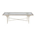 Artistica Home Signature Designs Porto Champagne Rectangular Cocktail Table