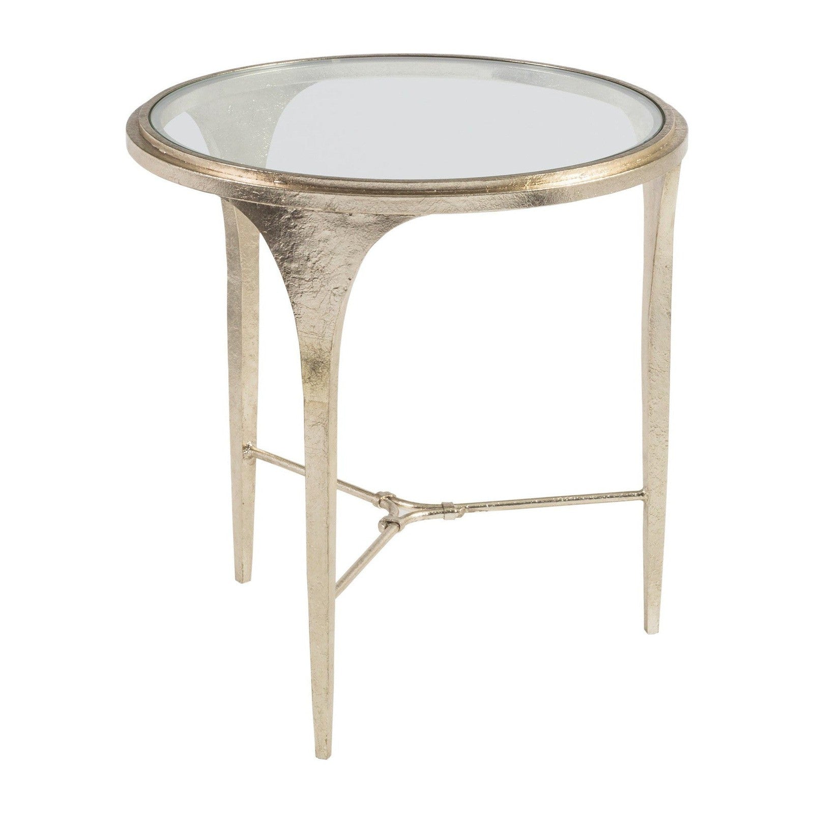 Artistica Home Signature Designs Porto Champagne Round End Table