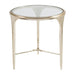 Artistica Home Signature Designs Porto Champagne Round End Table