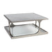 Artistica Home Signature Designs Bond Street Silver Square Cocktail Table