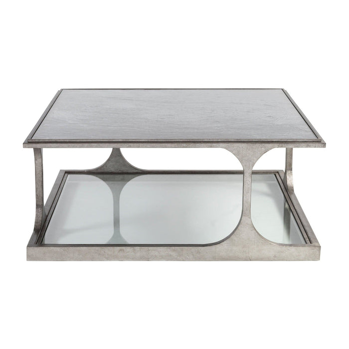 Artistica Home Signature Designs Bond Street Silver Square Cocktail Table