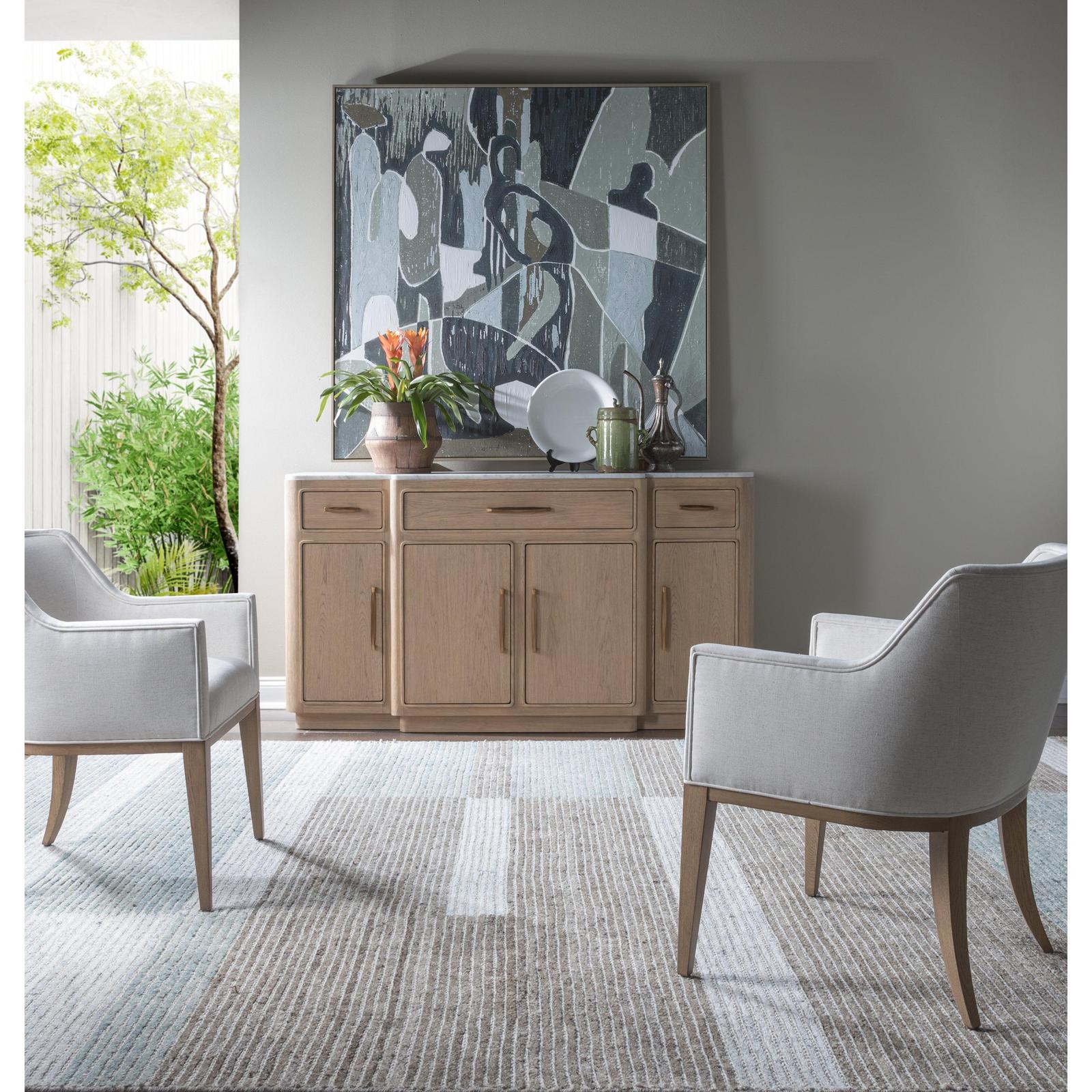 Artistica Home Simpatico Buffet With Marble Top